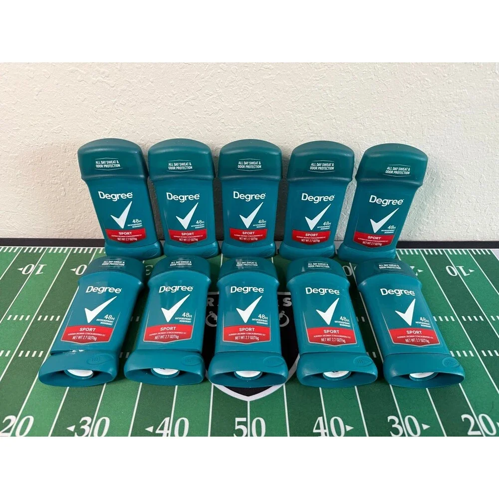 Degree Deodorant Lot Degree Men Dry Protection Antiperspirant Sport 2.7 oz (10)